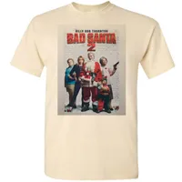 Men&#039;s T-Shirts Bad Santa V4 Natural Vintage Men T Shirt All Sizes S-5XL FilmMen&#039;s