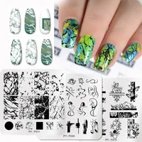 PICT YOU Nail Stamping Plates Animal Patterns Stencil Stainless Steel Tools Nail Art Stamp Design