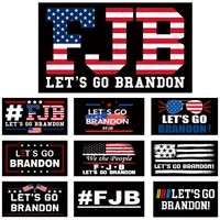 Banner Flags 3 5 pieds FJB laisse aller Brandon Trump 2024 Élections présidentielles Flags 90 150cm fournitures de fête suspendus décor de jardin