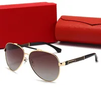 Hochwertige luxuriöse Sonnenbrille UV400 Sonnenbrille für Männer und Frauen Sommersonnenschattengläser im Freien Sonnenglas 5 Stil 18 Farben mit Schachtel