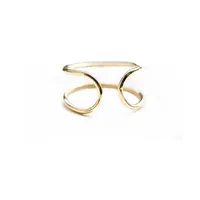 Fashion U-shaped ring The new jewelry whole gold-plated silver plating rose high product ring303I