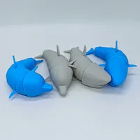 Finger Toys Gadget Dolphin Shark Children's Puzzle Decompression Caterpillar Decompression Toy