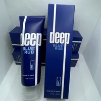 Huidverzorging diepblauwe wrijfcrème moisturizer etherische olieblend kalmerende crème hydraterende make -upbasis 120 ml