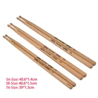 Wooden Drum Sticks Wood Tip Drumsticks for Japan Ash 5A 5B 7A270p
