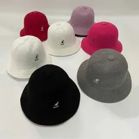 Cappello di qualità Kangol Terry Canna Hat 2020 New Men Fedoras Fashion's Fashion Fisherman Caps for Women Gorras Wool Bucket HA274L