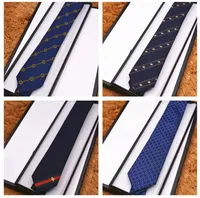 Designer Herren Krawatte Bienenmuster Seidenkrawatte Brand Hals Krawatten für Männer formelle Business Wedding Party Gravatas mit Box H3DM#