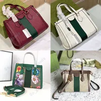 Designer ophidia women crossbody bags luxury fashion leather shoulder handbags womens handbag embossed black green red strap bag H5pA#