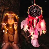 Strings String Light Feather Durable Dream Catcher Decorative Hanging For Bedroom Living Room DecorLED LED