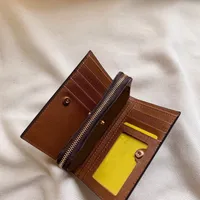 High quality women wallet coin purse women's original box date code serial number plaid plaid fashion classic bag handbag wholesale 60235