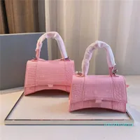 مصمم - حقائب النساء Luxurys Crossbody حقيبة الكتف الأزياء حقيبة التمساح نمط سيدة محفظة الأسود والوردي تنوعا الكلاسيكية
