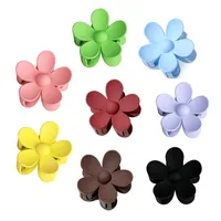 Hair Pins Flower Claw Clips Large For Women Thick Non Slip Strong Hold Cute Matte Catch Barrettes Accessories Gifts Girls amTOP