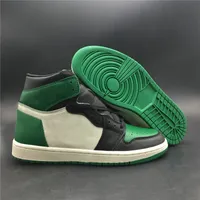 Chaussures 1 High Og Pine Green Black Sail Man Basketball Designer Beau