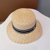 Grasa de césped Women Designer Straw Bucket Bucket Gat For Man Brand Hats Hats Sun Hats Summer Baseball Capas casuales de alta calidad 2 colores