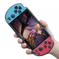 X7 Plus 5.1inch Game Console 8GB 8 16 32 64 128 Bits Double Rocker Handheld Game Player Retro Video Console Built in 200 Games241e