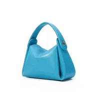 Avondtassen mabula simpels moda feminina ala superior bolsa fecho de ferrolho bolsas bolde engreagem couro slido azul pequeno saco crossbody t220801