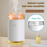 Hubs Creative Crystal Air Humidifier USB Essencial Difusor Difusor Atmosfera Lâmpada Pulverizador Luz Casa Colorido E6E3