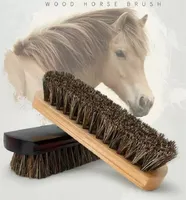Pędzel do butów z lakier naturalny skóra naturalne włosy koni miękkie polerowanie