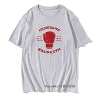 HAJIME Nej Ippo KBG Design T-shirts Camisetas Tee Shirt Pure Cotton Short-Sleeve Design Male Crewneck Men T Shirts Plus Size 220507