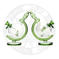 7,5 дюйма Shisha Dab Rig Holkah Tellurion Bong Luminous Design Glass Corip