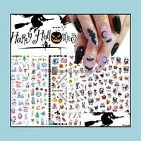 Stickers Decals Nail Art Salon Health Beauty Christmas Halloween Set 3D Self-Adhesive For Women Girls Kids Diy Manicure Tip Drop Delivery