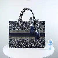 2021 Женские большие сумки для покупок высококачественная модная вышивка сумочка женская сумка для плеча роскошные дизайнерские тота