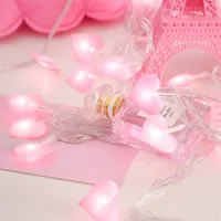 LBTFA 1M3M LED LOVE Fairy String Decoratieve lichten Batterij Bedrijf Wedding Jaar Kerst Patio Garland Decoratie Y201020