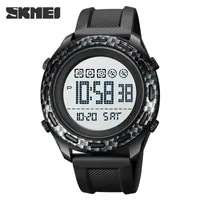 Wristwatches Fashion Digital Watch Men SKMEI Men's Led Light Countdown Electronic Clock Waterproof Watches For ManWristwatcWristwatches