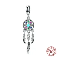 925 Sterling Silver Dreamcatcher Charms Dream Catcher Beads Fit Charm Bracelet Vintage Sieraden China Groothandel