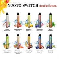 100% Authentic Yuoto Switch Disposable Vape E Cigarette Device 8ml Pods 3000 Puffs 1650mAh battery Disposable E-cigarette Kit VS Luscious 3000
