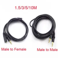 Other Lighting Accessories 1.5 3 5 10M Male To 3.5mm Stereo Jack Female Plug Audio Aux Extension Cable Cord For Computer Laptop MP3 MP4Other