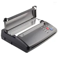 Printers professionele zwarte tattoo -overdrachtsmachine thermische printer kopieerige tattooist shop accessoires stencil kit Line22