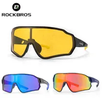 Rockbros Polarized Cycling Sunglasses 도로 자전거 안경 UV400 보호 자전거 안경 스포츠 MTB 산악 자전거 안경 남성 T220722