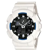 2021 Montres originales Men Sport 110 Shock G Watch Army Military Shozing Imperproof Watch All Pointer Work Digital Wristwatch301E