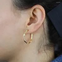 Hoop Huggie llegó Big Round Crystal Bijoux Rhinestones geométricos CZ Earring para mujeres Declaración de joyería Jewellry Gift Wholesalehoop Kirs22