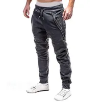 Men's Pants Men Sporty Waist Drawstring Pockets Ankle Tied Long Plus Size CasualSolid Color Casual Pant 2022 Autumn