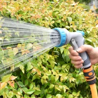 Vattenutrustning Trädgårdsslang munstycke metall sprayläcksäker hållbar flexibel vatten munstycksvattning