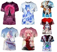 Herr t-shirts touhou projekt tshirt män 3d tryck anime girl t shirt senpai kvinnor punk bikini hentai loli inubashiri momizi unisex tops t265