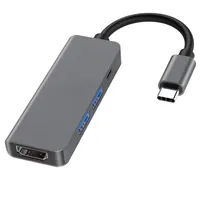 4 em 1 tipo C Hub USB C a RJ45 USB3 0 Portas com Hub para MacBook Pro Samsung Huawei New287v