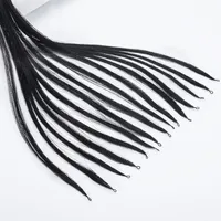 第2世代の羽毛ヘアエクステンションマイクロブレイドシームレス