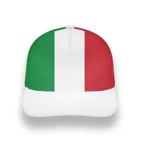 Italie Youth Hat Diy Numéro de nom sur mesure ita cap Nation Flag it Italian Country Italia College Print Po Baseball Caps230l