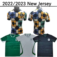 2022 Argélia Mahrez Treinamento Use camisas de futebol Feghouli Bounedjah Atal 22 23 Fãs Versão Argerie Football Shirt Slimani Bensebaini Mens Jersey Maillot de Foot