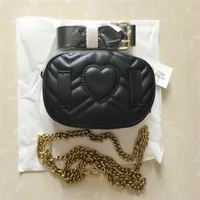 고품질 Marmont 핸드백 여성 허리 가방 디자이너 Marmont Waist Bag Fanny Packs Lady 's Belt Bags 여성 유명한 CH306U