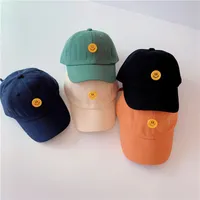 MI Spring Kids Hat Button Smiley Children's Baseball Hats Boys and Girls Caps 220512