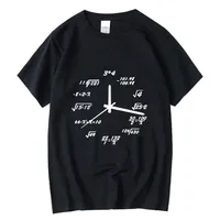 Camiseta de hombre Xinyi 100% algodón casual de matemáticas Matemáticas Matemáticas Termina de verano Tops de manga corta Tops 220602 220602