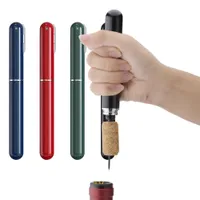 Enhanced Air Pump Pressure Wine Bottle Opener Stainless Steel Pin Cork Remover Pneumatic Corkscrew Kitchen Tool Bar Accessories