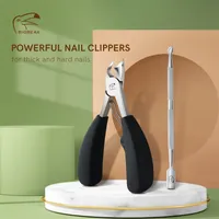 Flippers per unghie in acciaio inossidabile Bigbeak Impostare spiccatori di cuticole per unghie spesse e dura per la rimozione della pelle morta strumento di manicure a pedicure 220516