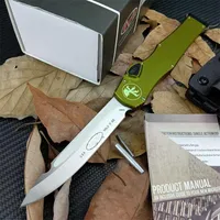 Knife automatico US Style Ut85 Autodifesa tattica D2 Blade Alluminio manico EDC Campeggi da campeggio Outdoor Fighting Auto Knives Exocet A07