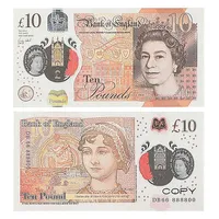 Prop Money Copy Game UK Pounds GBP Bank 10 20 50 Anteckningar Filmer Spela Fake Casino Po Booth2200