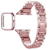 For Apple Watch band 40mm 44mm 38mm 42mm women Diamond Band for Apple Watch series 4 3 2 1 iWatch bracelet stainless steel strap3229