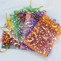 7x9cm Colorful Organza Bags Jewelry Packaging Bags Wedding Favor Gift Bags Drawstring Pouches GC1450